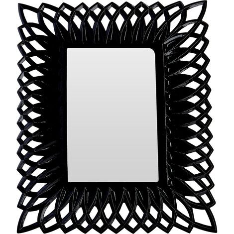 Premier Housewares Maren Swirl Black High Gloss 5 x 7 Photo Frame (1/4)
