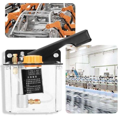 Pompe de lubrification manuelle HP-5R, actionnée à droite, 650CC, pour Machine-outil CNC
