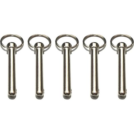 CCYKXA Quick Release Pins 8mm Locking Pin With Spring Loaded Ball End Locking Accessories, Marine Hardware, Bimini Top Pin, Diameter 8mm, Total Length 72mm