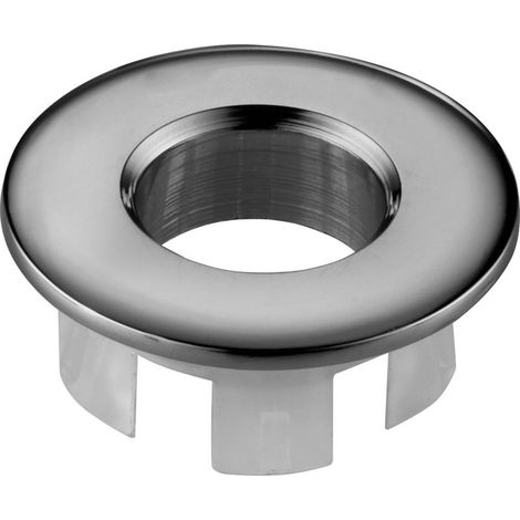 Cache-trop-plein lavabo finition nickel brossé [ ® ]