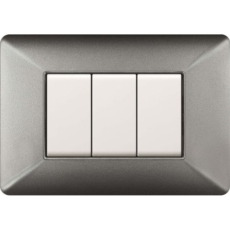 10 x PLACCA EASY MATIX ALLUMINIO NOTTE 3P