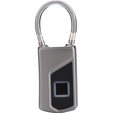 Cadenas de porte intelligent antivol à empreintes digitales, étanche, sans clé, petit format