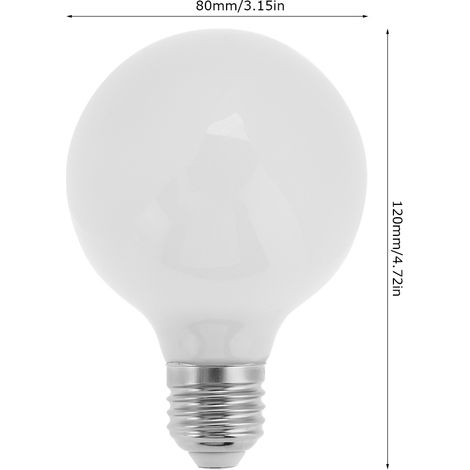 G80 7W E27 LED-Lampe, energieeffizient, kaltweiß, 220V, dekorative Beleuchtung für Zuhause und Büro (1/5)