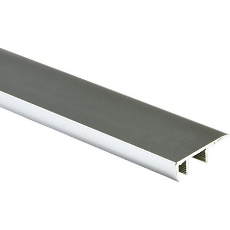 Profilo terminale alluminio pavimento SP6/9 8×30×2700 mm – bordo rifinito