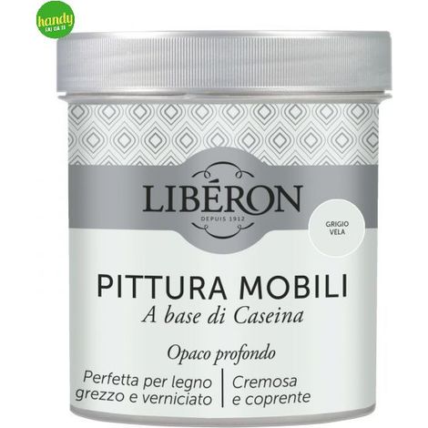 Pittura Mobili Liberon 500ml Grigio Vela