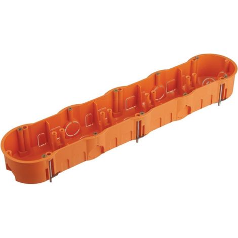 Caja de yeso de cinco módulos con tornillos - A.0048P