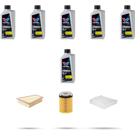 Kit tagliando 3 FILTRI e 6L OLIO compatibile con Mercedes Classe A (w176) A180 BlueEfficency 90kw Dal 2012 (1/5)