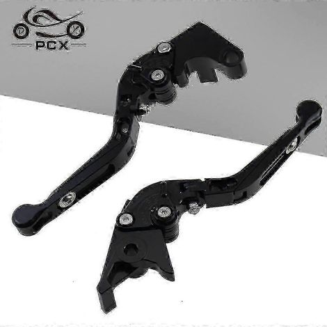 Accessoires moto uniques pour Honda CB125R, CB150R, CB250R, CB300R, CB190R, CB190X et CB190SS : poignées, leviers de frein et d'embrayage, guidon (noir). (1/5)