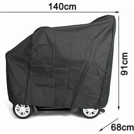 Scooter Cover 140x68x91cm Black (1/4)