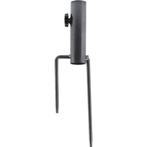 Ancrage pour parasol, support de fixation pour parasol au sol, piquet d'ancrage pour parasol-35.00X3.50X3.50CM (1/3)