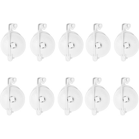 Lot de 10 yoyos pour plantes avec bouchon rétractable et corde transparente de 1,5 m (1/5)
