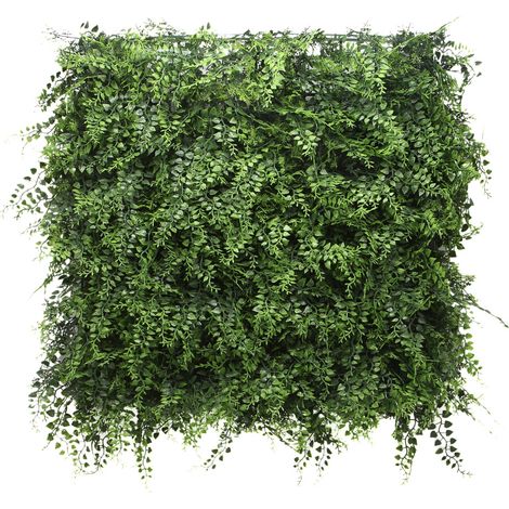 Tapis / mur végétal / jardin vertical LEAFLUXE 2 50 x 50 cm vert hjh LIVING