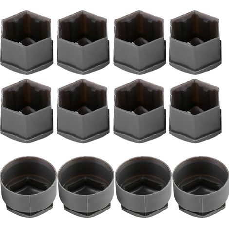 20 pièces bouchons antivol pour écrous de roue auto 17mm, couleur gris