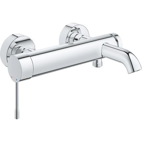 Grohe Essence Einhand-Wannenbatterie, Wandmontage, Aufputz,
