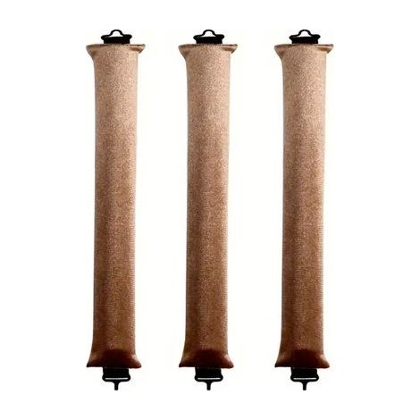 Boucles sans chaleur - Lot de 3 - Kaki - Boucles pour cheveux sans chaleur - Accessoire de coiffure - Ondulations et boucles naturelles - Sans chaleur