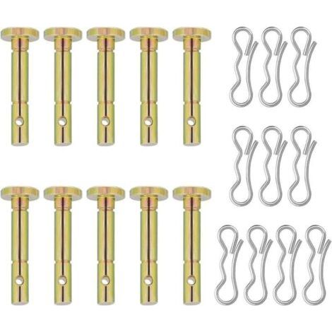 Pair Lot de 20 goupilles et goupilles compatibles avec MTD 714-040 738-04124 Cub Cadet Snow Throwers (1/5)
