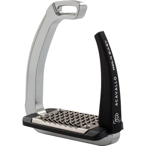 ACAVALLO Staffe Rel-X EASY ALLUMINIO apertura in silicone (1/3)