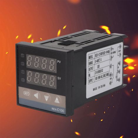 Kit de thermostat numérique PID à LED 0-400 °C, 110-240 V CA (1/5)