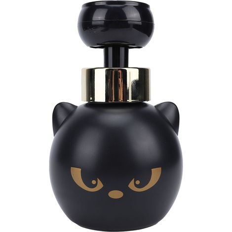 Distributeur de Savon à Pompe Créant des Bulles en Forme de Patte de Chat Noir pour Cuisine et Salle de Bain (1/5)