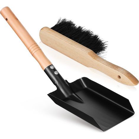 und Besenset für Kamin mit Holzgriff Leicht und Kratzfrei (1/5)