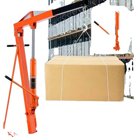 Crick hydraulique à long bras, capacité de levage 3 tonnes, hauteur de levage maximale 20 pouces, hauteur minimale 11 pouces, poids 17 lbs, cylindre à double effet (1/5)
