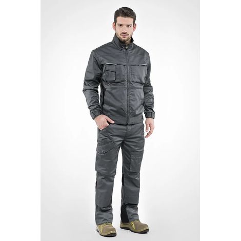 PANTALONE SMOKE GRIGIO/NERO