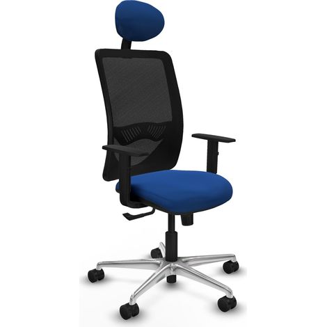 Sedia ergonomica piqueras y crespo Zulema nero supporto lombare (1/2)