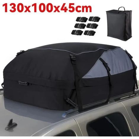 Coffre de toit souple - Non spécifié - 559 Litres - 600D étanche - 130x100x43CM - Résistance à la déchirure (1/4)