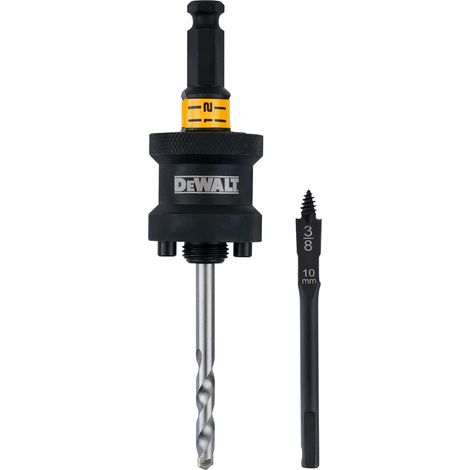 DEWALT Schnellwechselhalter RAPID LOAD® für Lochsägen 32-210 mm inkl. Mehrzweck-und Holz-Zentrierbohrer (1/5)