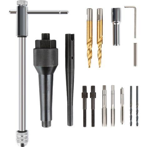 Skecten – Kit de réparation de filetage 16pcs pour bougies de préchauffage M8 M10 – Compatible Mercedes, Audi, VW, Opel – Outils en acier pour démontage professionnel (1/5)