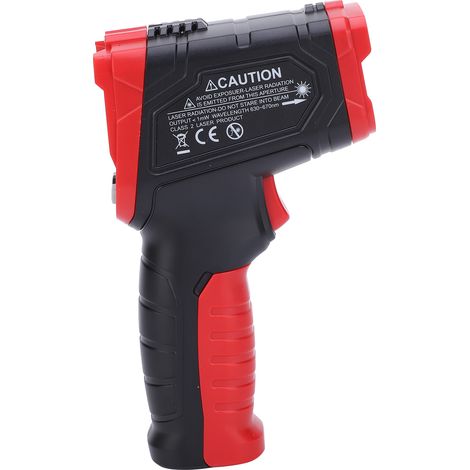 Teans Infrarot-Thermometer (industrielles Infrarot-Thermometer zur Messung der Öltemperatur), neutrale Verpackung + Bedienungsanleitung in Englisch, inklusive Batterie. (1/5)