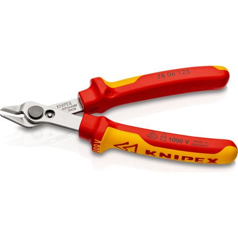 KNIPEX 78 06 125 Electronic Super Knips® VDE aislados con fundas multicomponentes, según norma VDE 125 mm (1/9)