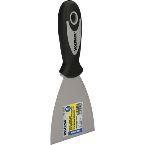 Espatula Mango Gummy Grip Hoja 80 mm. Aplicar Yeso, Pintora, Masillas, Pladur, etc. (1/3)