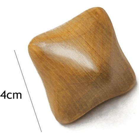 Planche de massage en bois parfumé du Vietnam, outil de thérapie corporelle pour la réflexologie plantaire, le shiatsu et le massage thaï 00040-AquaForge