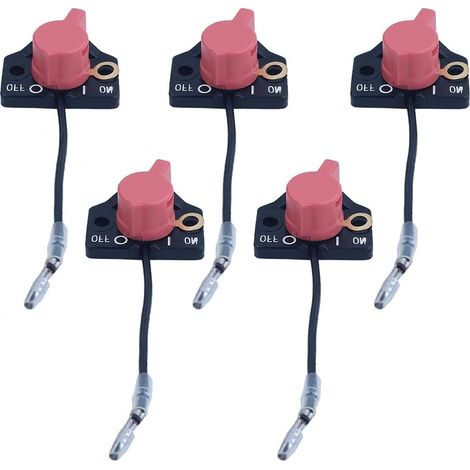 Kit d'interrupteur d'arrêt et de mise en marche pour moteur Robin SUBARU EY15, EY20, EY28, EY27, EX13 EX17 EX21 EX27 EX30 EX35 EX40 EH36 EH41 (1/5)