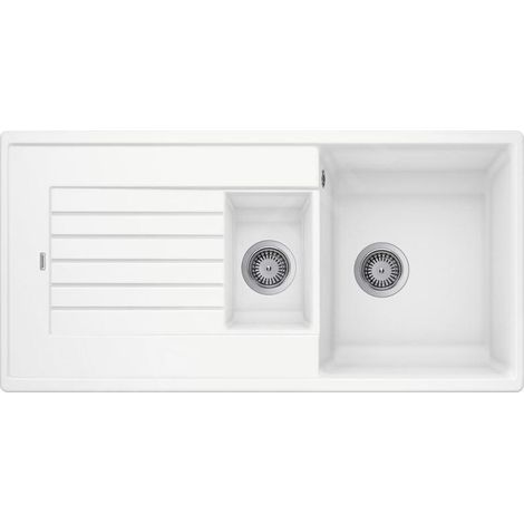 Blanco Zia 6 - Évier en Silgranit, 100x50 cm, blanc 514742 (1/2)