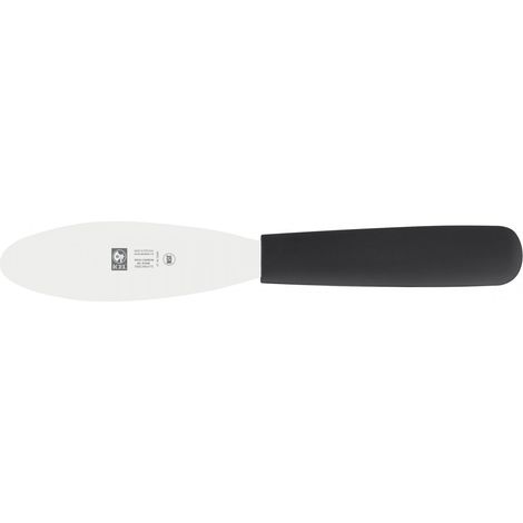 Icel spatola sandwich professionale acciaio inox nero 11 cm