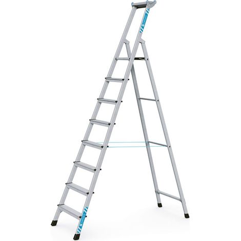 ZARGES XLstep S - LM-Stufen-Stehleiter 8 Stufen (1/5)