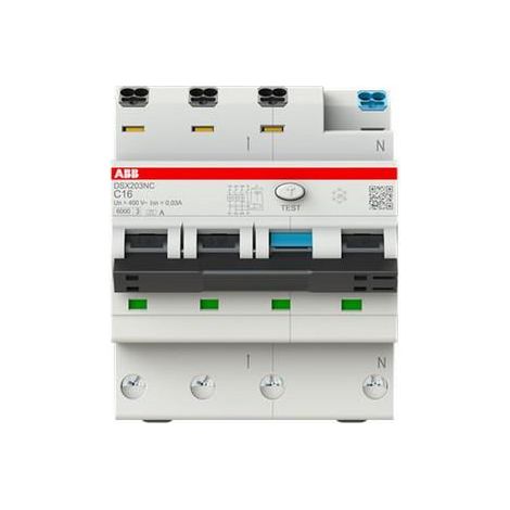 ABB FI/LS-SCHALTER DSX203NCA-C16/0.03 6KA 3P+N A C 16 30MA (2CSR256192R1164)