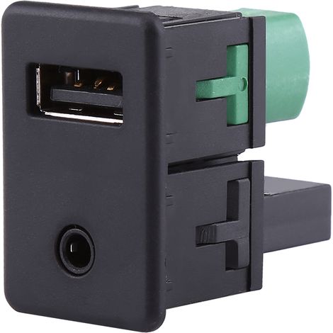 Adaptateur de faisceau de câbles pour prise USB AUX automobile pour BMW Série 3, Série 5, E87, E90, E91, E92, X5, X6 (1/5)