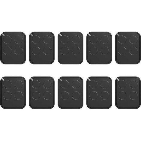 Télécommande universelle pour portail garage – Compatible NICE Era (ON2, ON4, FLO4RE), code roulant, lot de 10 pièces (1/4)