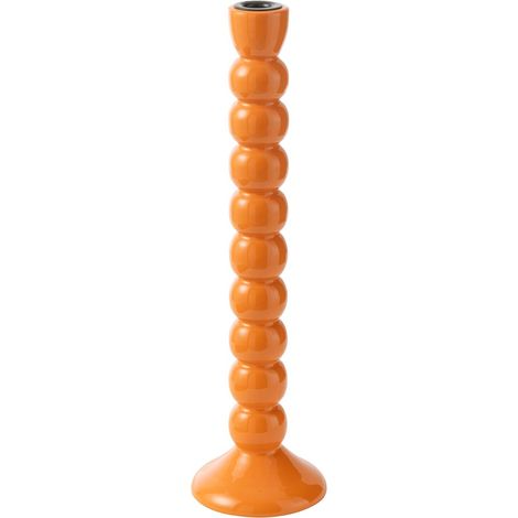 Bougeoir Design en Bois "Waldo" 38cm Orange (1/5)