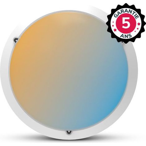 Hublot LED Blanc Ø300 15W CCT - Garantie 5 ans Miidex Lighting® (1/3)