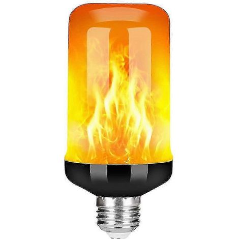 Ampoule LED effet flamme E27, ampoule décorative à effet flamme réaliste, décoration de fête