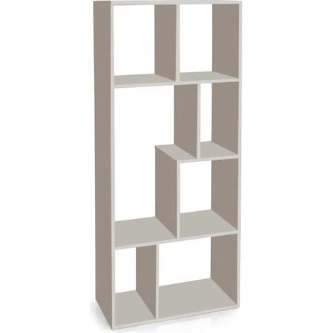 Libreria Gaia 63x24x150 cm tortora