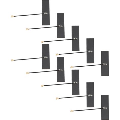 10 interne flexible T-förmige FPC-Antennen für 2,4 GHz, 4 dBi Signalstabilität, integrierte flexible Antenne, IPEX der 1. Generation (1/5)