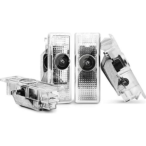 4 Pièces Eclairage Porte Logo pour BMW Lumière de Porte de Voiture Série 1 2 3 4 5 6 7er M GT X1 X3 X4 X5 X6, Projecteur de Logo de Porte de Voiture (1/5)