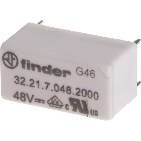 Finder 32 Series Relais de puissance 1 RT, bobine 48V c.c. Montage sur CI 200mW ( Prix pour 1 )