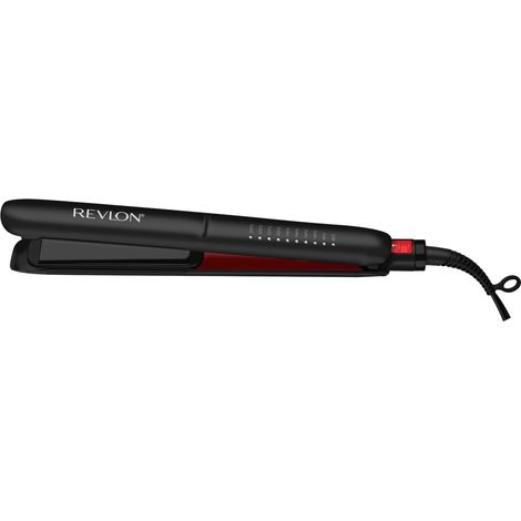 Revlon RVST2211PE messa in piega Piastra per capelli Caldo Nero, Rosso 1,8 m (1/4)