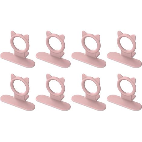 Lève-Couvercle de Toilette, 8 Pcs Poignée de Siège de Toilette en Silicone, Lifter de Siège de Toilette Amovible, Éviter Le Contac (1/5)